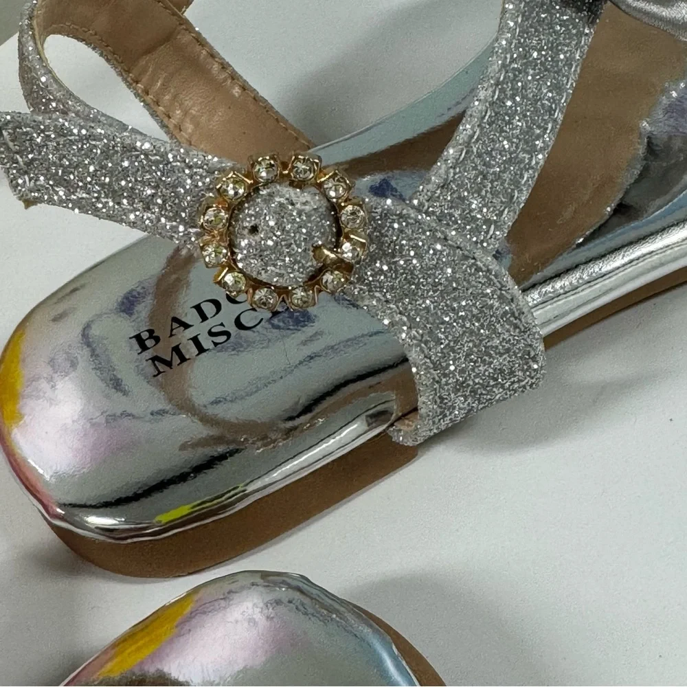 💎BM GIRLS GLITTER CRYSTAL SANDALS